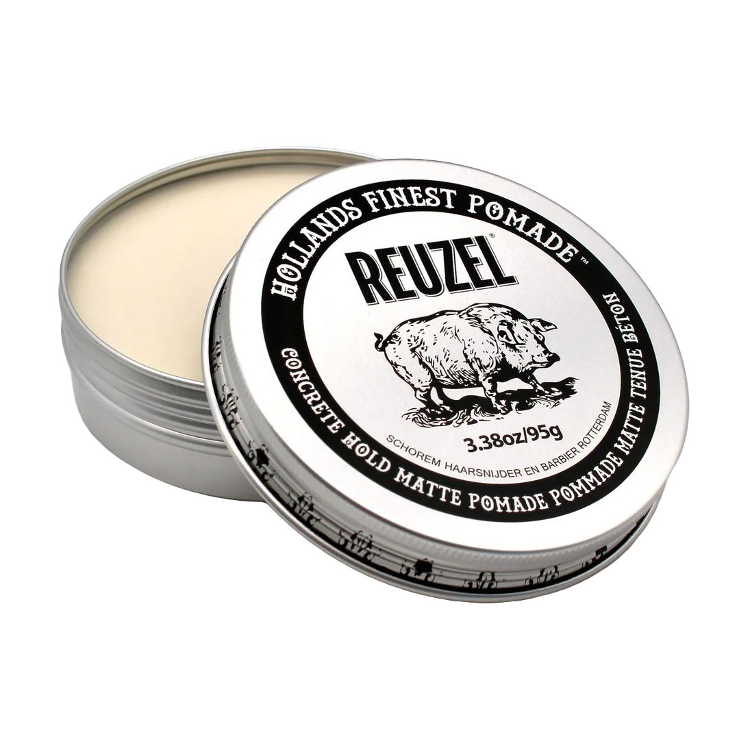 Чоловіча матова помада для укладання волосся Reuzel Concrete Hold Matte Pomade сильної фіксації, 95 г